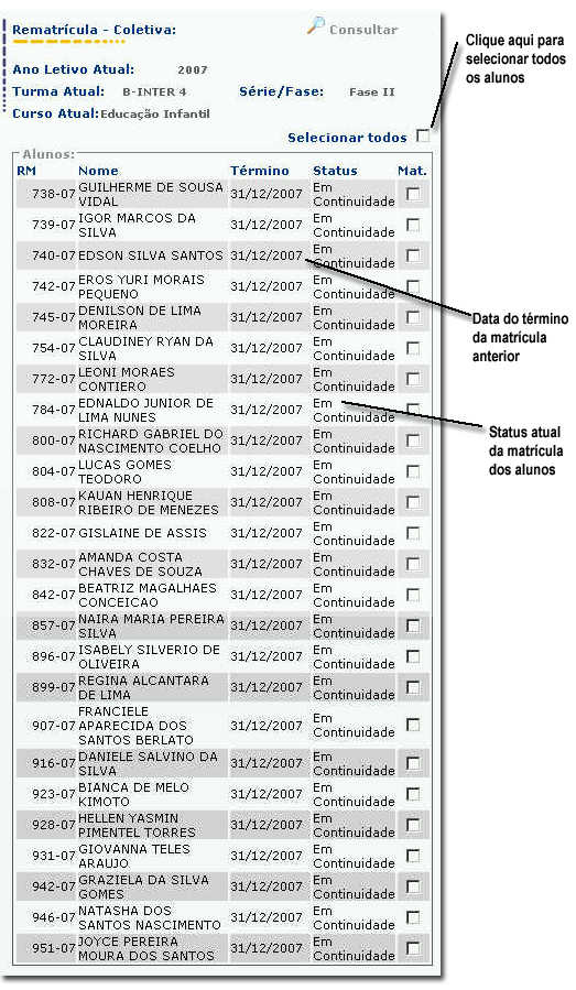 listagemdeturmaspararematricular-carregada