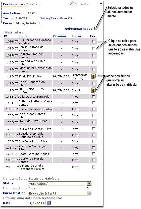 Turma-selecionada-para-fechamento-carregada