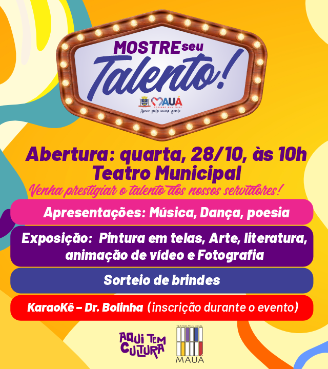 Convite Especial: Mostre seu Talento 2026!